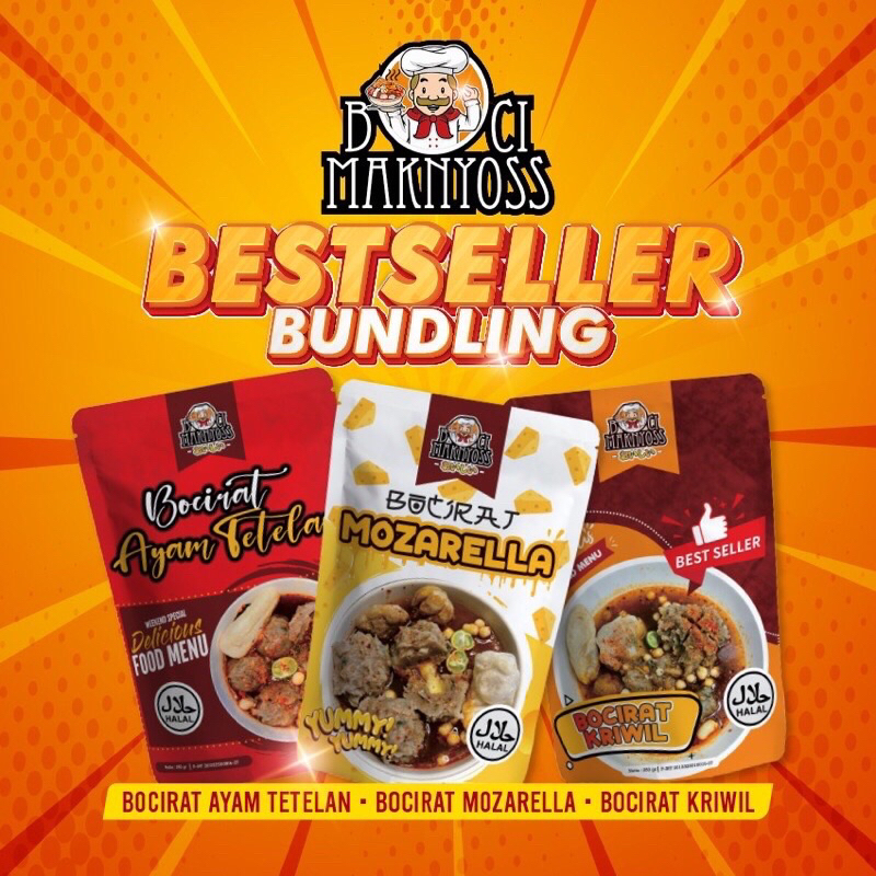 

Bundling Bestseller isi 3pcs (ayam tetelan, mozarella, kriwil)