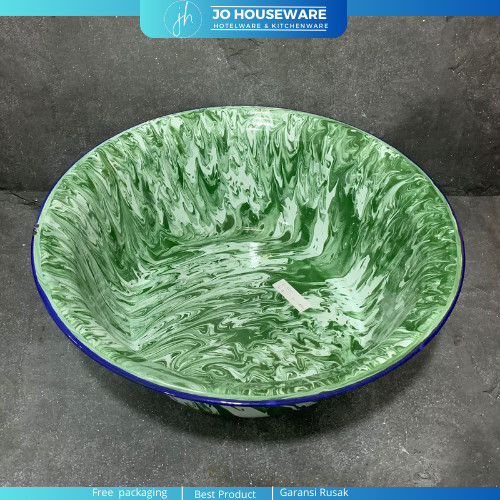 Baskom blirik enamel diameter 42,5cm / baskom besar serbaguna