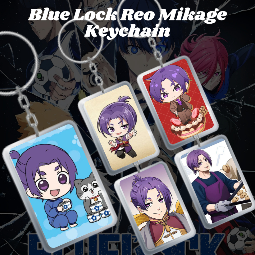 Gantungan Kunci / Keychain Aklirik Anime - Blue Lock Reo Mikage