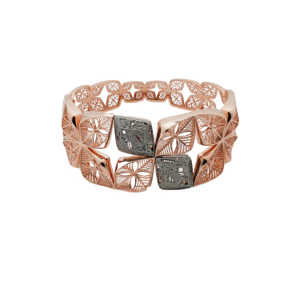 Lavani Gelang Emas 17K Rhomka 99 - Lavani 17K Rose Gold Bangle