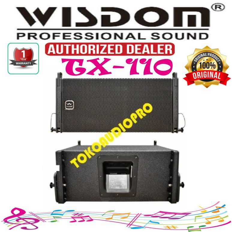 Wisdom TX110 Speaker Line Array Pasif Original  Speaker Wisdom tx-110