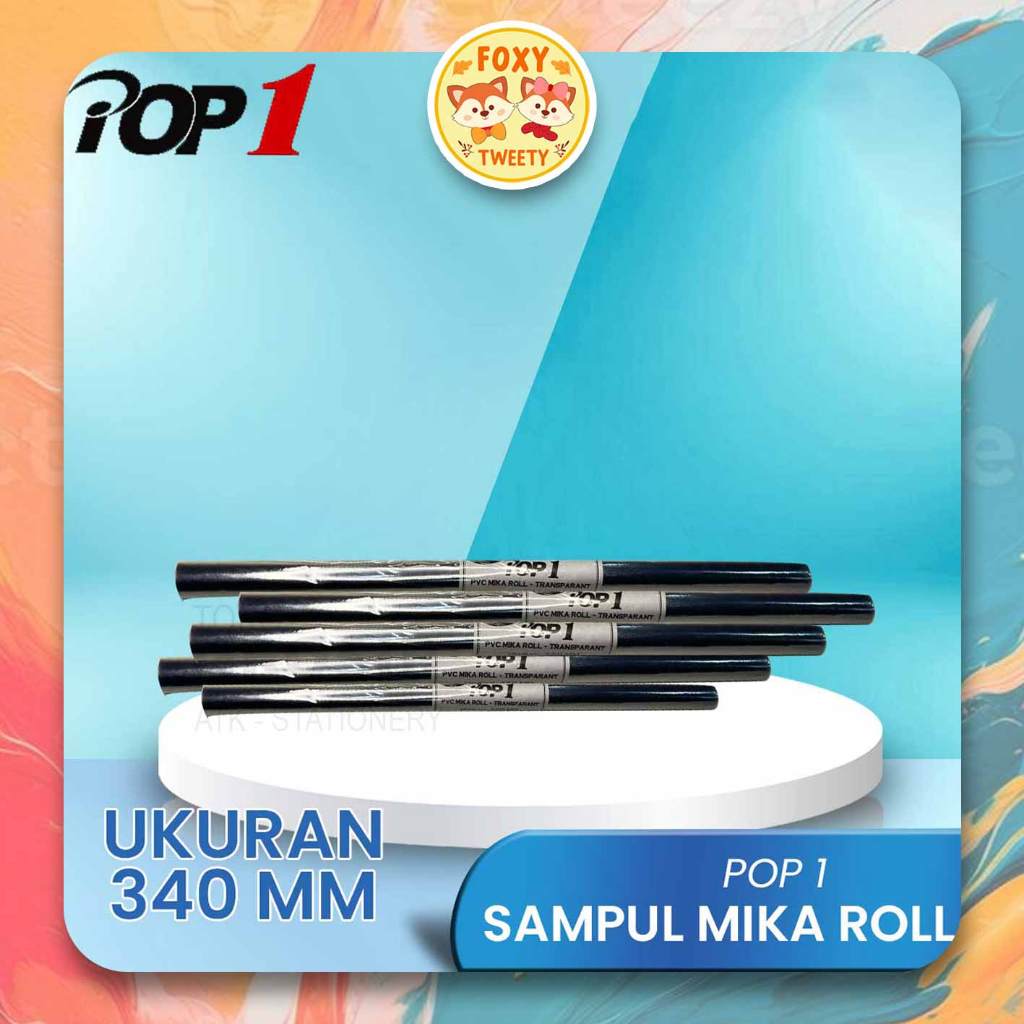 Sampul Plastik Mika Roll / Sampul Buku / Sampul Roll / Sampul mika ukuran 340 mm