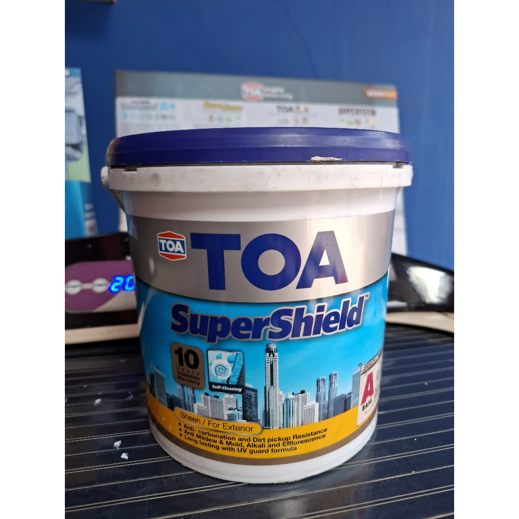 CAT TEMBOK DINDING TOA SUPERSHIELD EKSTERIOR SHEEN 2,5 Lt