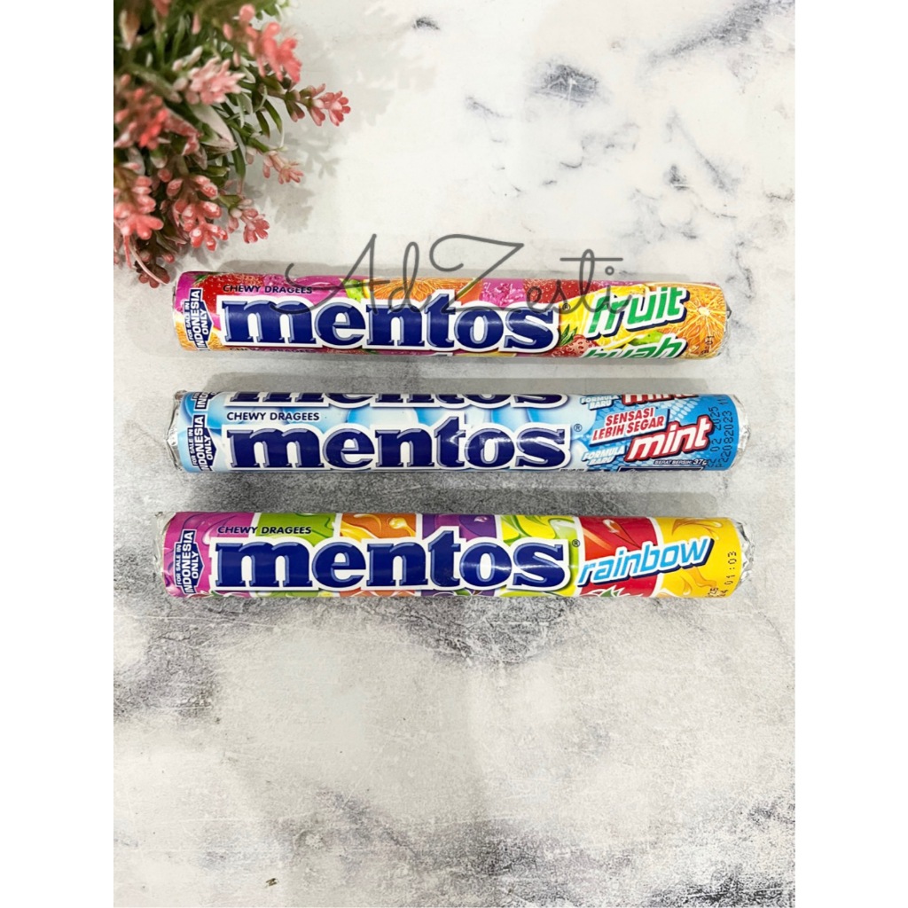 

Permen Mentos Chewy Dragees Roll 37gr