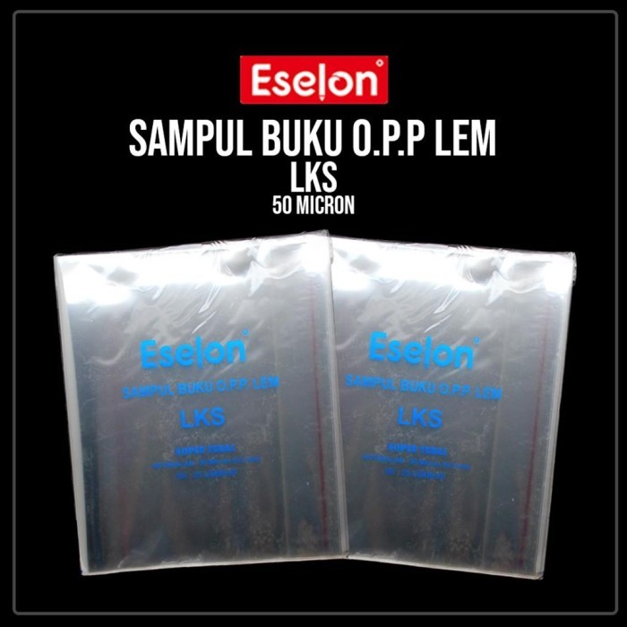 

(1 PACK) SAMPUL BUKU / SAMPUL PLASTIK ESELON LKS