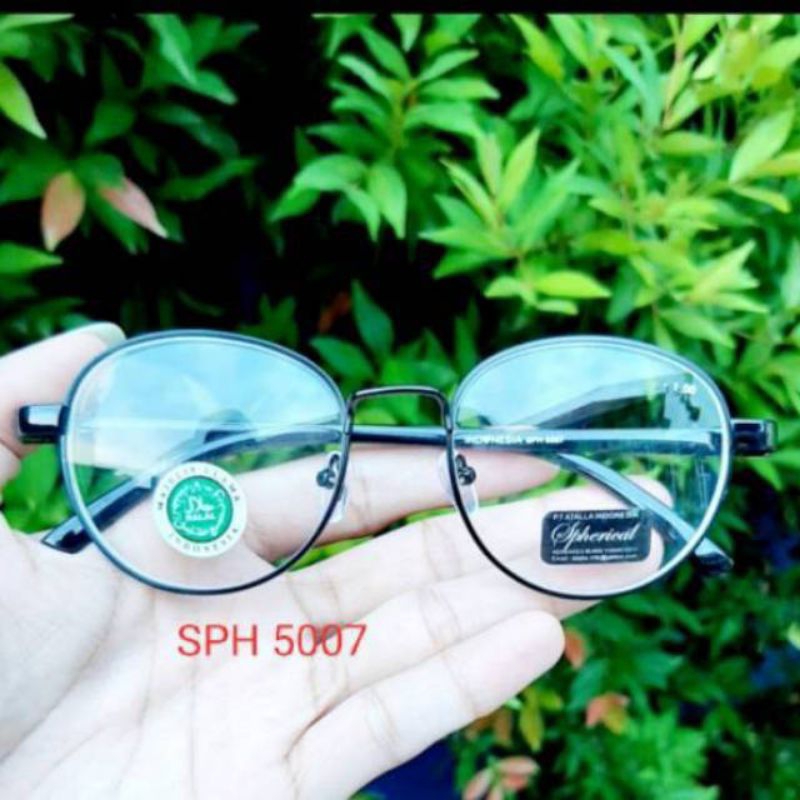 Kacamata Minus Unisex, Kacamata Jarak Jauh Untuk Pria dan Wanita Murah Frame Besi Gagang Plastik
