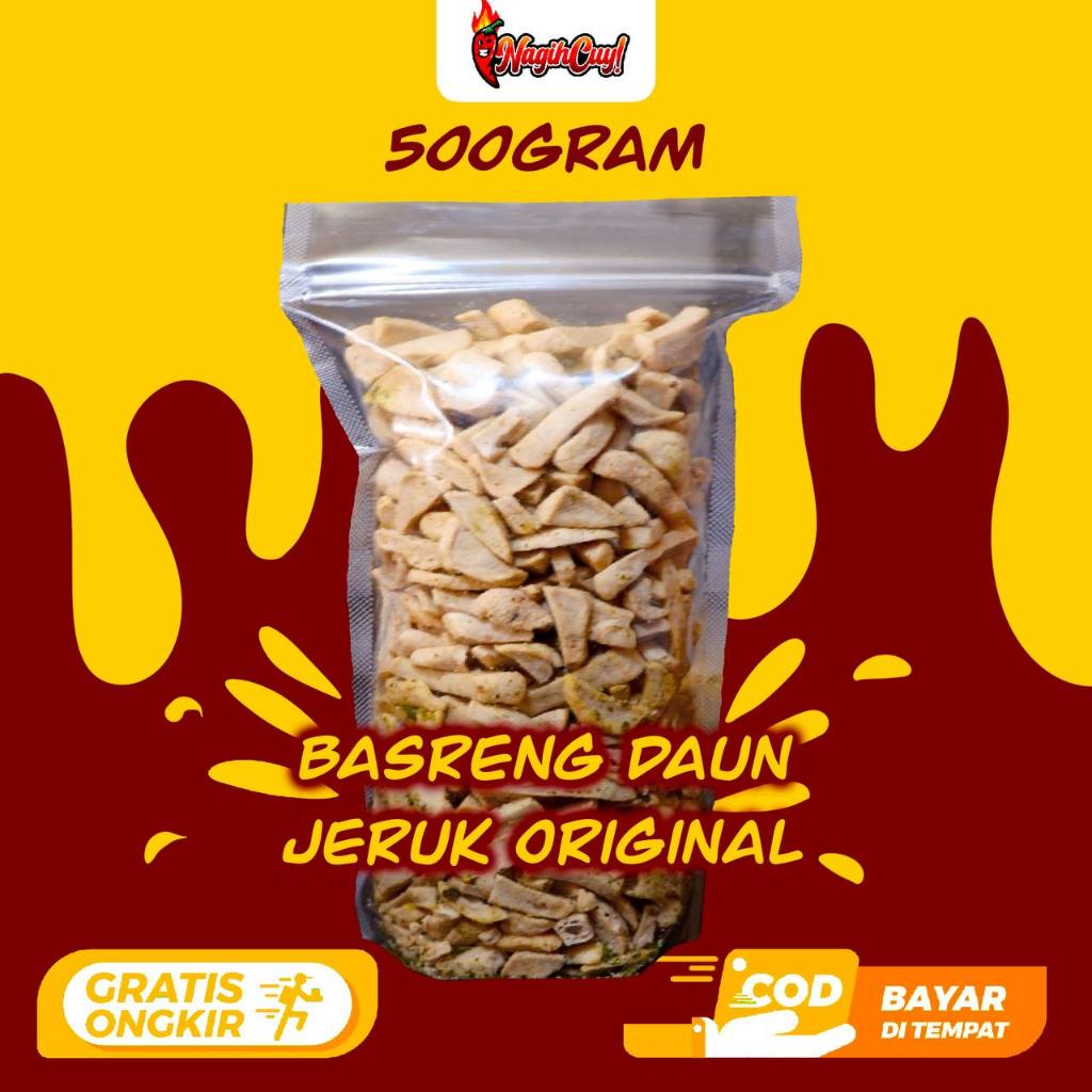 

BASRENG ASIN ORIGINAL DAUN JERUK NagihCuy - 500gram