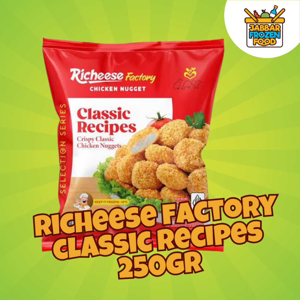 

Nugget Richeese Factory Classic Recipes Chicken Nugget Naget Ayam 250gr