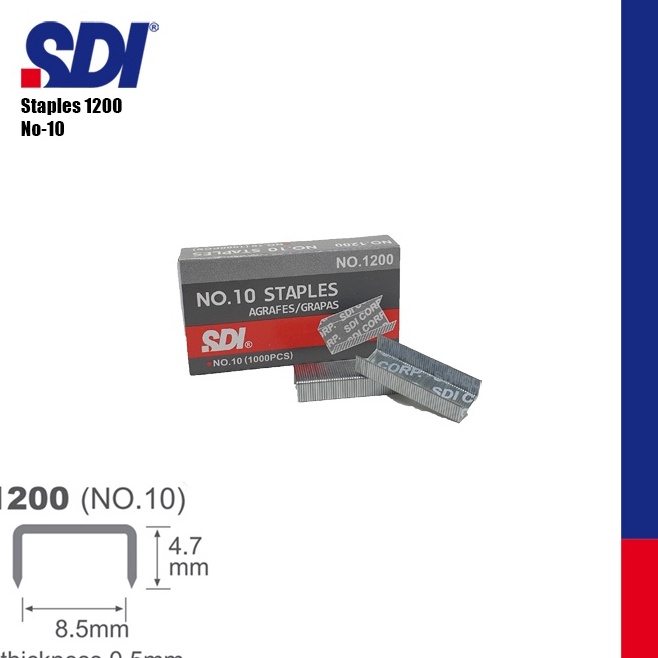 

KODE A4V7 SDI 12 No1 Staples Isi Staples No1 2 box