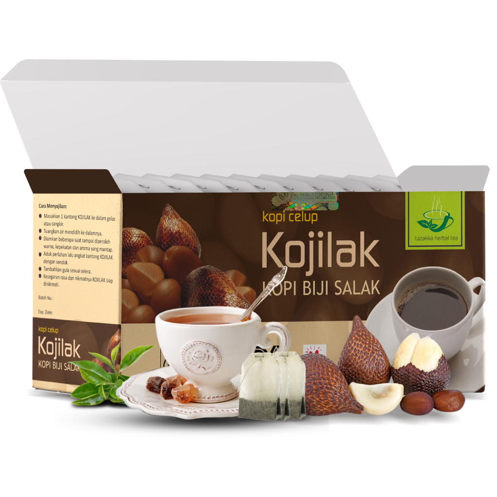 

obat herbal KOJILAK KOPI BIJI SALAK untuk HIPERTENSI REMATIK ASAM URAT PEGAL LINU NYERI SENDI ENCOK isi 20 Kantong