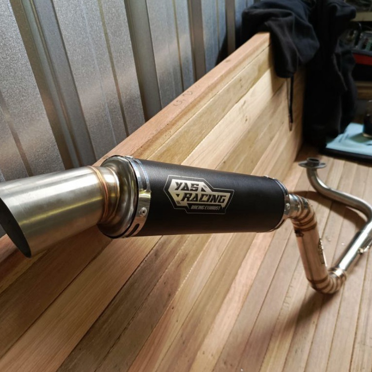 KODE L1I9 KNALPOT SAMLONG ORIGINAL BY YAS RACING GENIO NON MBERR ANTI TILANG ALL MATIC BASS ADEM KEN