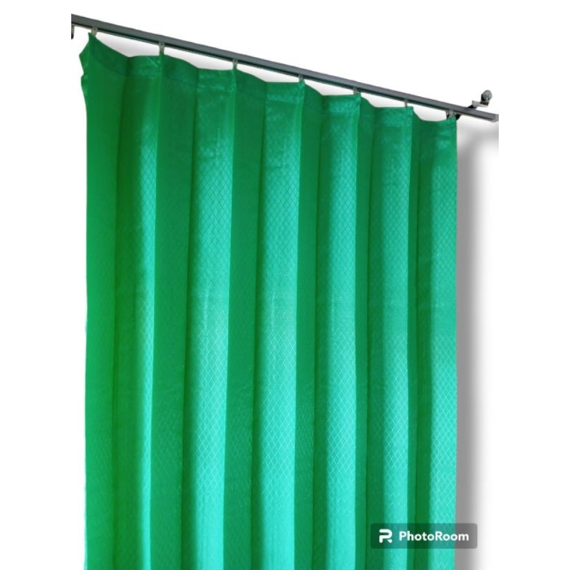 gorden plisket polos model cantolan kawat s, hordeng Sido tirai jendela dan pintu kamar