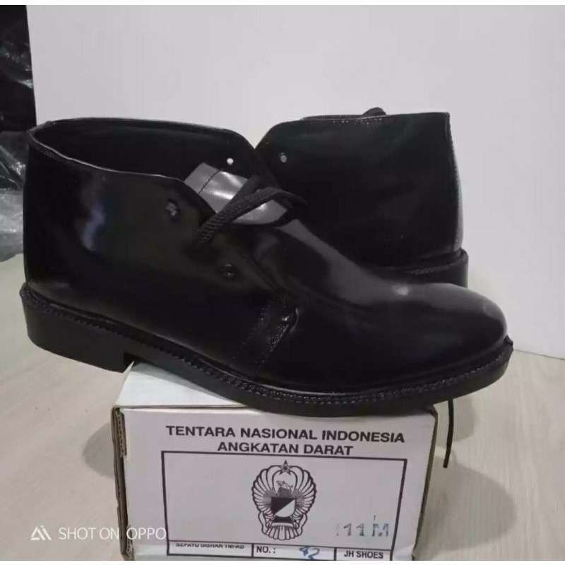 SEPATU PDH TNI AD , MOLDING  ,BAHAN KULIT SIINTETIS  SATPAM,PAKIBRA,IPDN,DLL