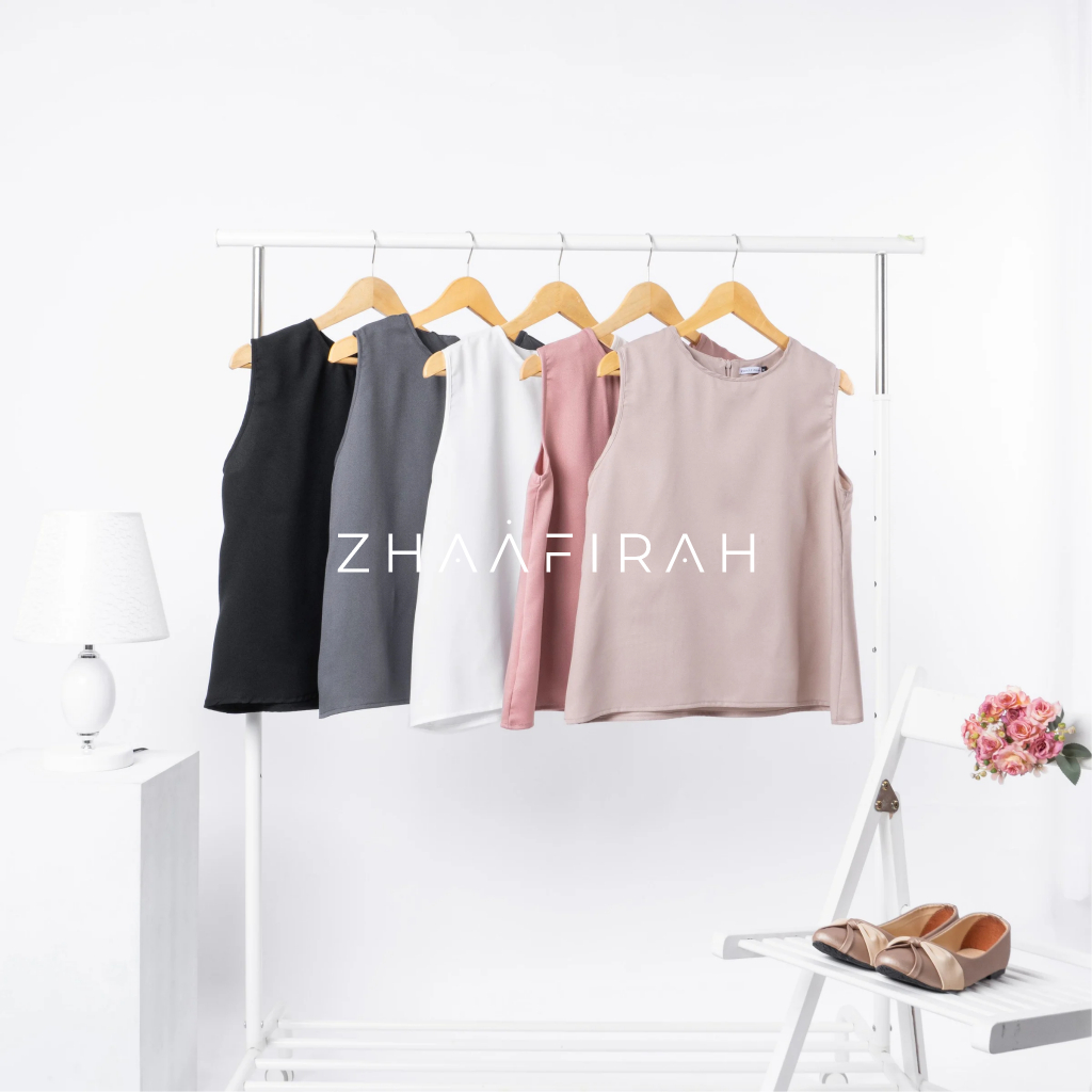 Inner Tanpa Lengan Sleeveless / Dalaman Blazer / Inner Premium / atasan wanita kekinian / baju atasa
