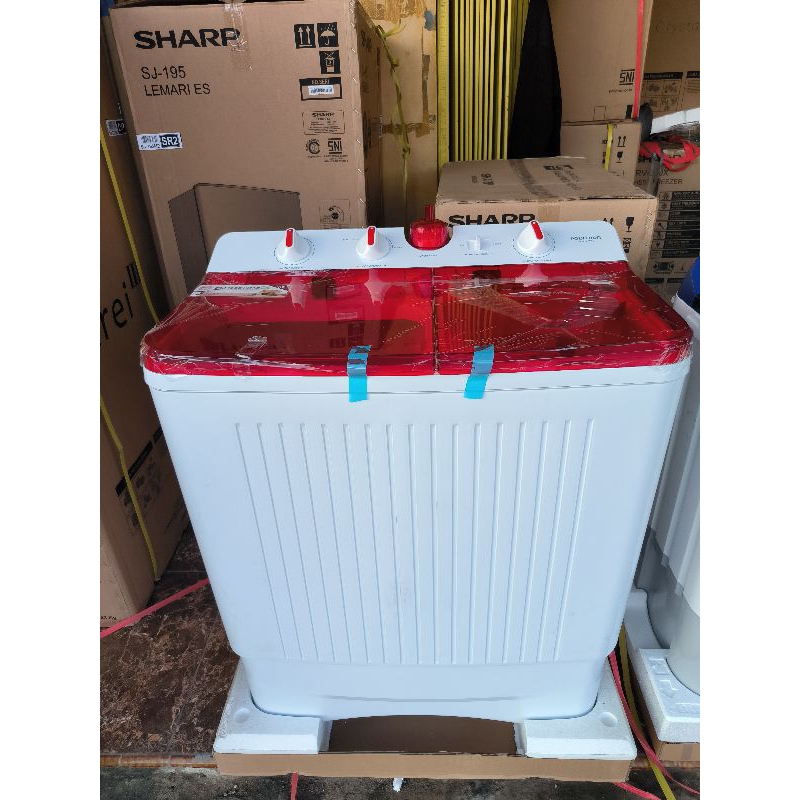 mesin cuci Polytron 2 yg tabung 7,5kg transparan/ mesin cuci Polytron 751