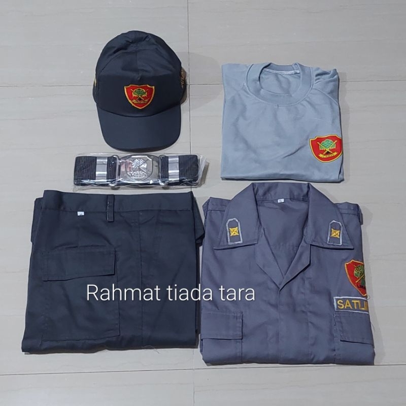 1 SET SERAGAM PDL LINMAS TERBARU, PERLENGKAPAN LINMAS,BAJU LINMAS