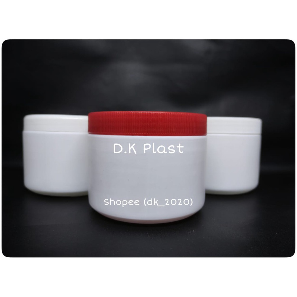 KODE W82G Pot Scrub Toples Jar Plastik Pot Lulur HDPE 5gram isi 1pcs
