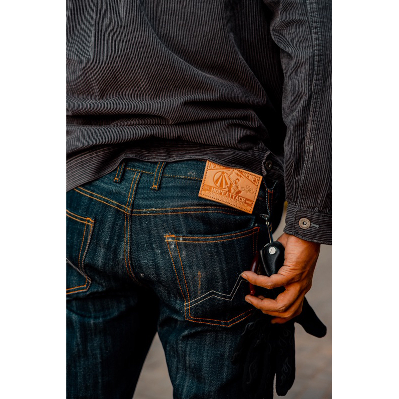 hopeattack denim jeans selvedge 16oz