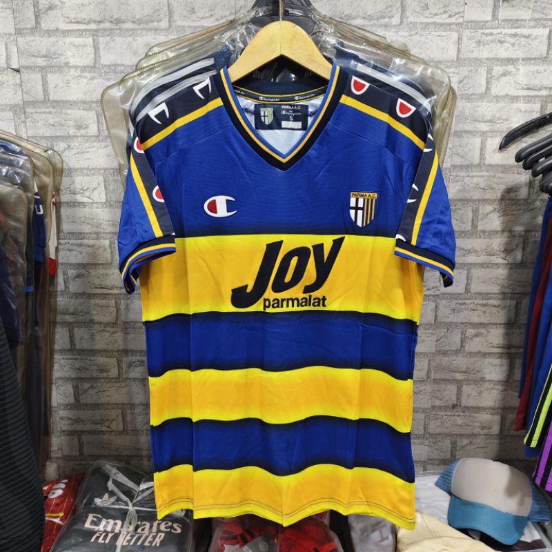 JERSEY BOLA RETRO VINTAGE PARMA HOME 2001 2022 GRADE ORI IMPORT