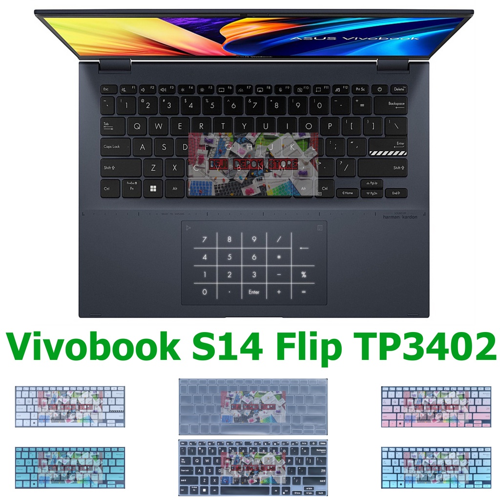 MURAH Keyboard Protector Asus Vivobook S 14 S14 TP342 Flip OLED