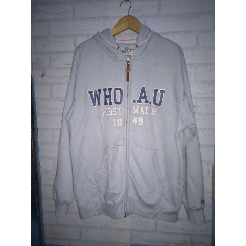 zi Hoodie WHO AU biru langit