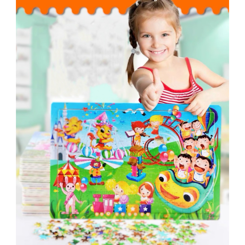 Puzzle Kayu Papan 200pcs/Mainan Puzzle/Mainan Edukasi Anak/Wooden Toys/Puzzle Jigsaw