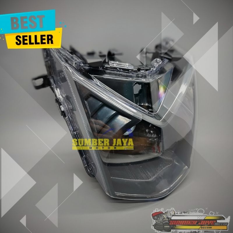 reflektor lampu depan beat fi smoke custom reflektor beat fi 2012 sampai 2016