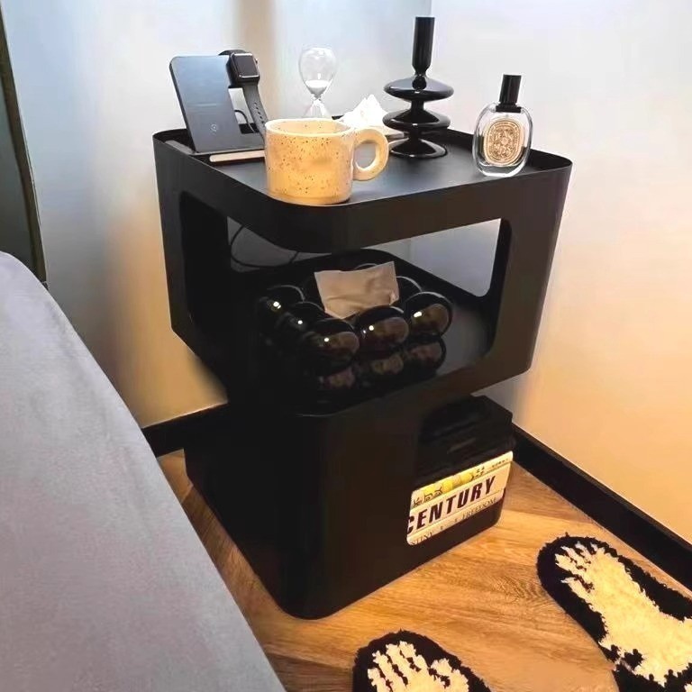 Modern Kabinet samping sofa lemari kopi kecil minimalis seni digital sederhana modern samping bebera
