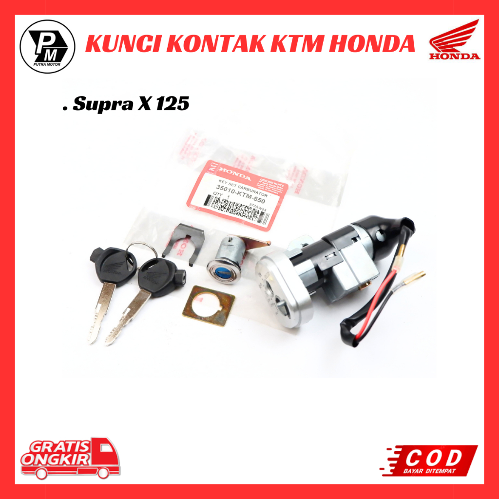 Kunci Kontak Honda Supra X 125 - Supra X 125 Injection 35010-KTM-850
