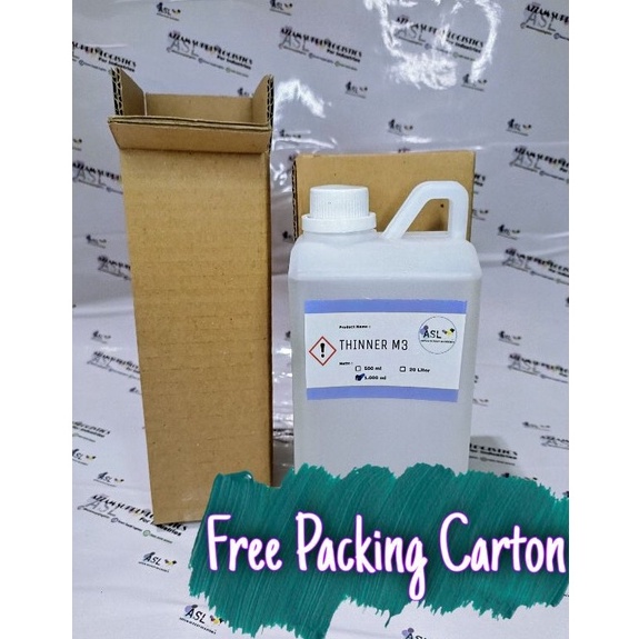 

KODE Y2N8 Thinner M3 Solvent M3 Pengencer Cat Sablon 1 Liter