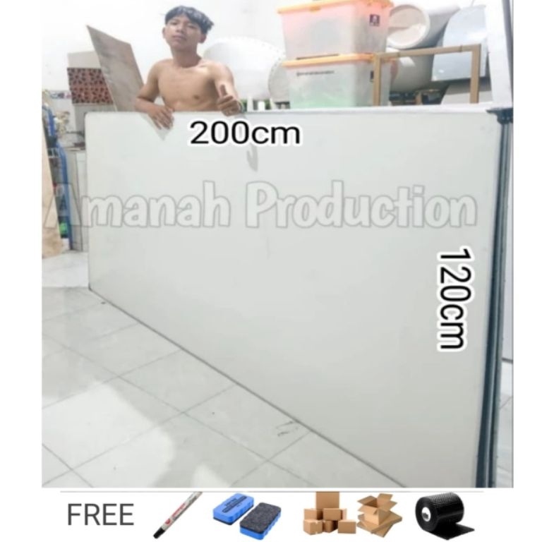 

KODE M9W9 Papan Tulis Whiteboard ukuran 12cm x 2cm single face