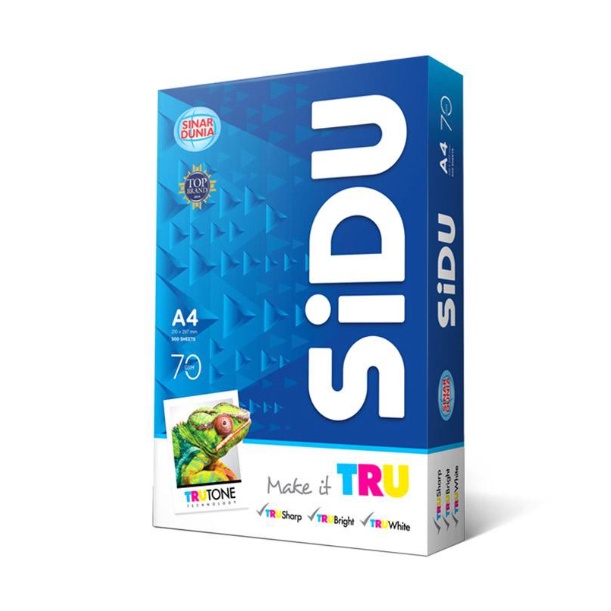 

KODE S5R2 Kertas HVS Sidu A4 7 Gr SiDU Kertas Fotocopy 7 GSM A4