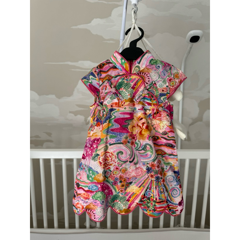 Les Petits Liberty Cheongsam Size 6-12 months