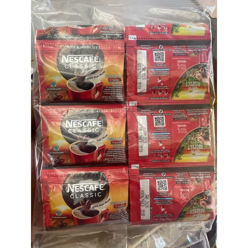 

Nescafe Classic Kopi Sachet 2 gram