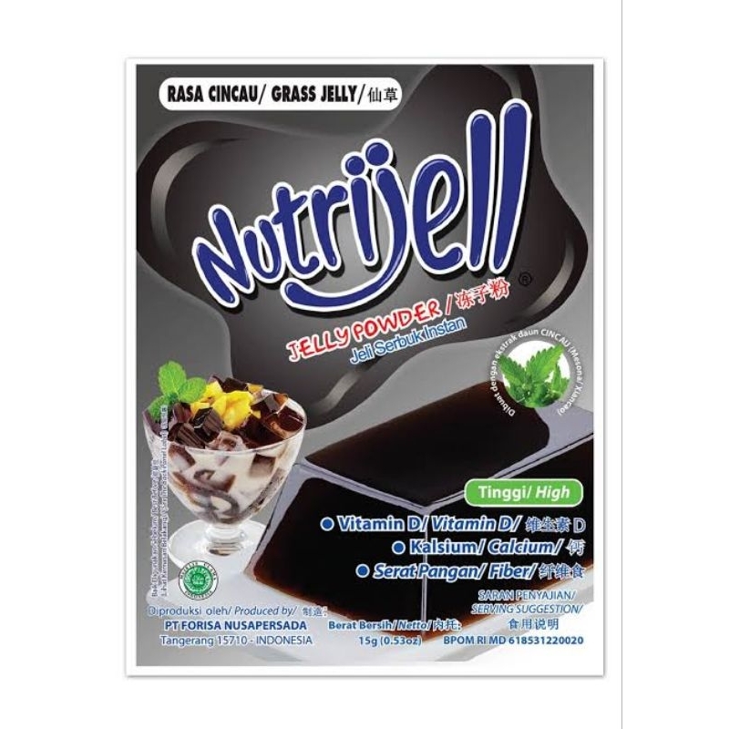 

Nutrijell Jelly Cincau Hitam 10gr