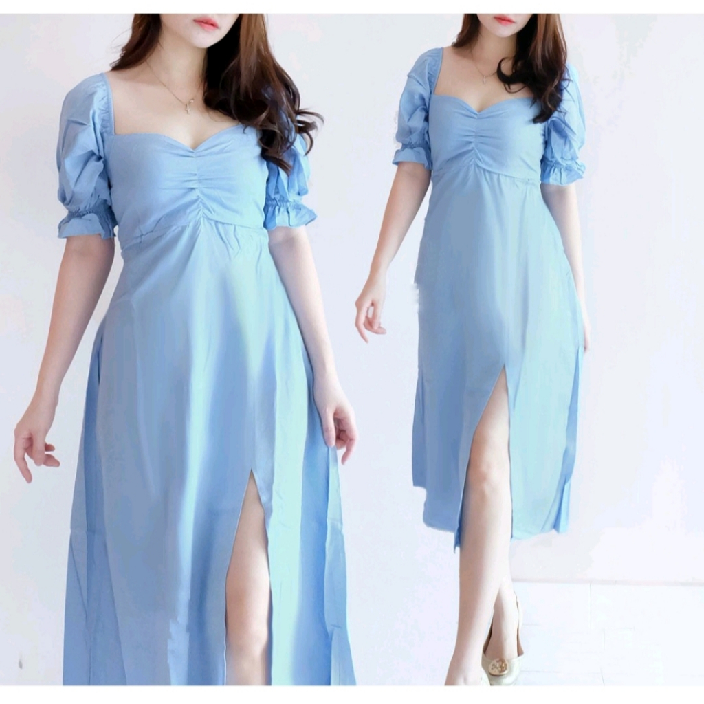 COD DRESS PESTA GARCIA SATIN SILK