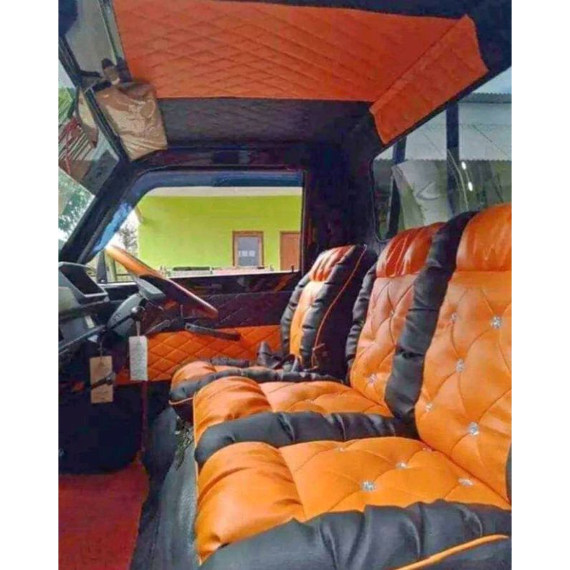 sarung jok mobil L300 model sofa