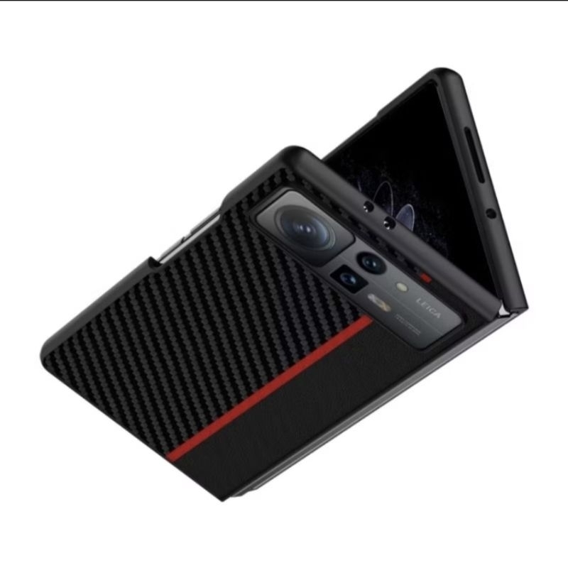Leather Hardcover XIAOMI Mix Fold 2 / Mix Fold 3 / Mix Fold 4  Texture Carbon Fiber PREMIUM