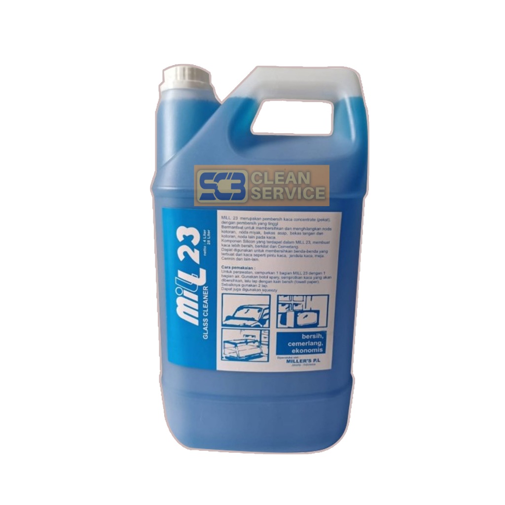 MILLS23 GLASS CLEANER 4L (PEMBERSIH KACA)