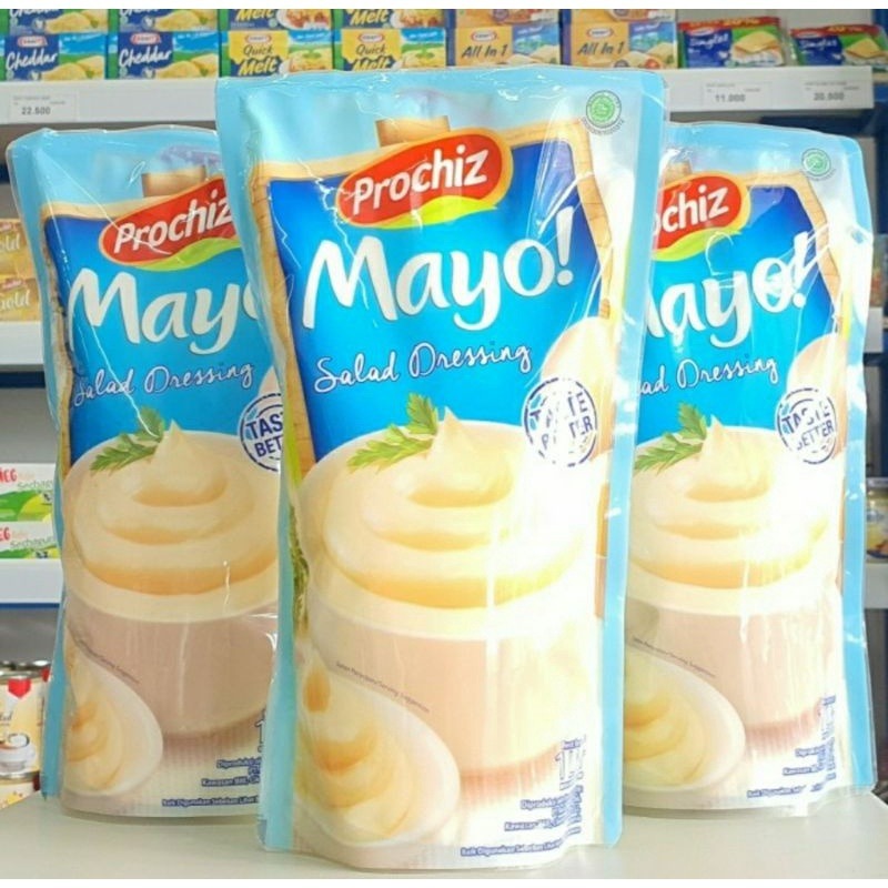 

PROCHIZ MAYONAIS ORIGINAL 1KG KEMASAN STANDING POUCH, ENAK, HALAL