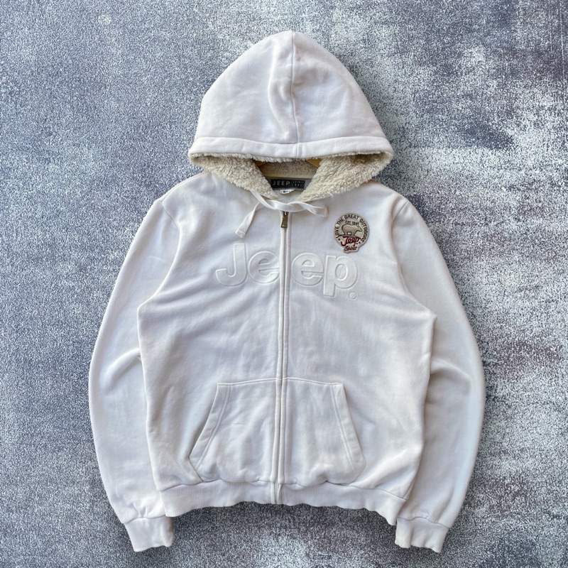 Hoodie Zipper Jeep Second Original Full Tag / Hoodie Pria / Hoodie Wanita