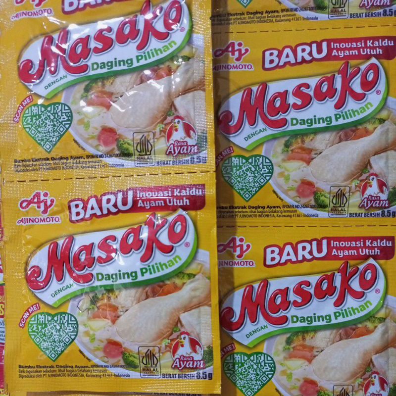 

Masako bumbu kaldu rasa ayam & sapi UK 8,5g harga per renteng