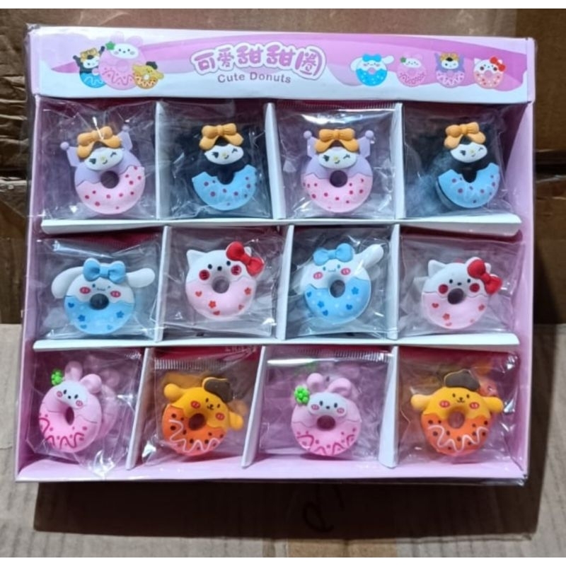 

48pcs Penghapus Cute Donuts Kuromi Series