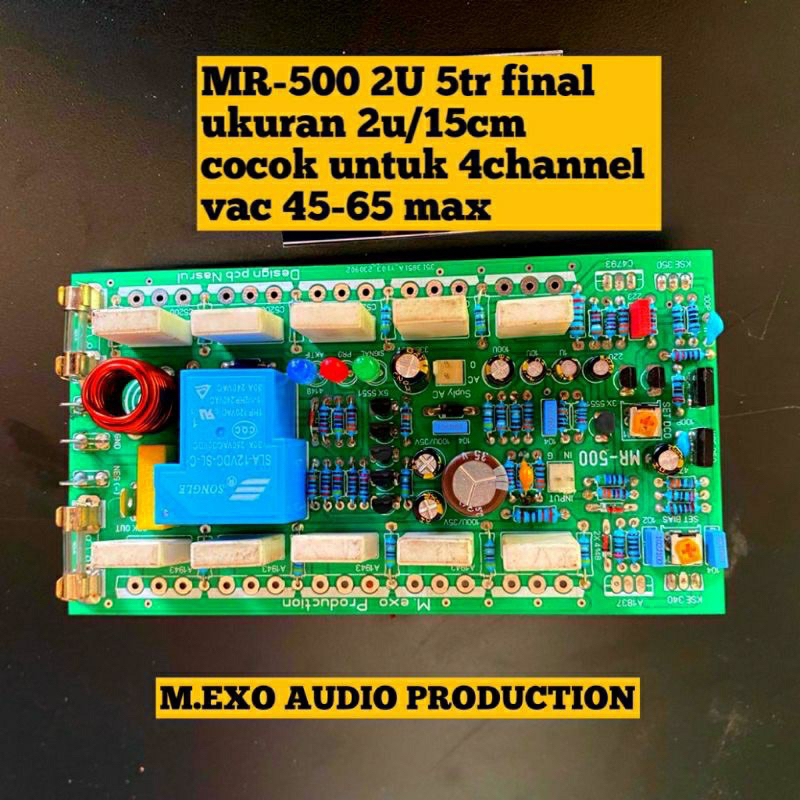 kit driver mr500 fullset stereo 1 pendingin 30cm  foto menyul