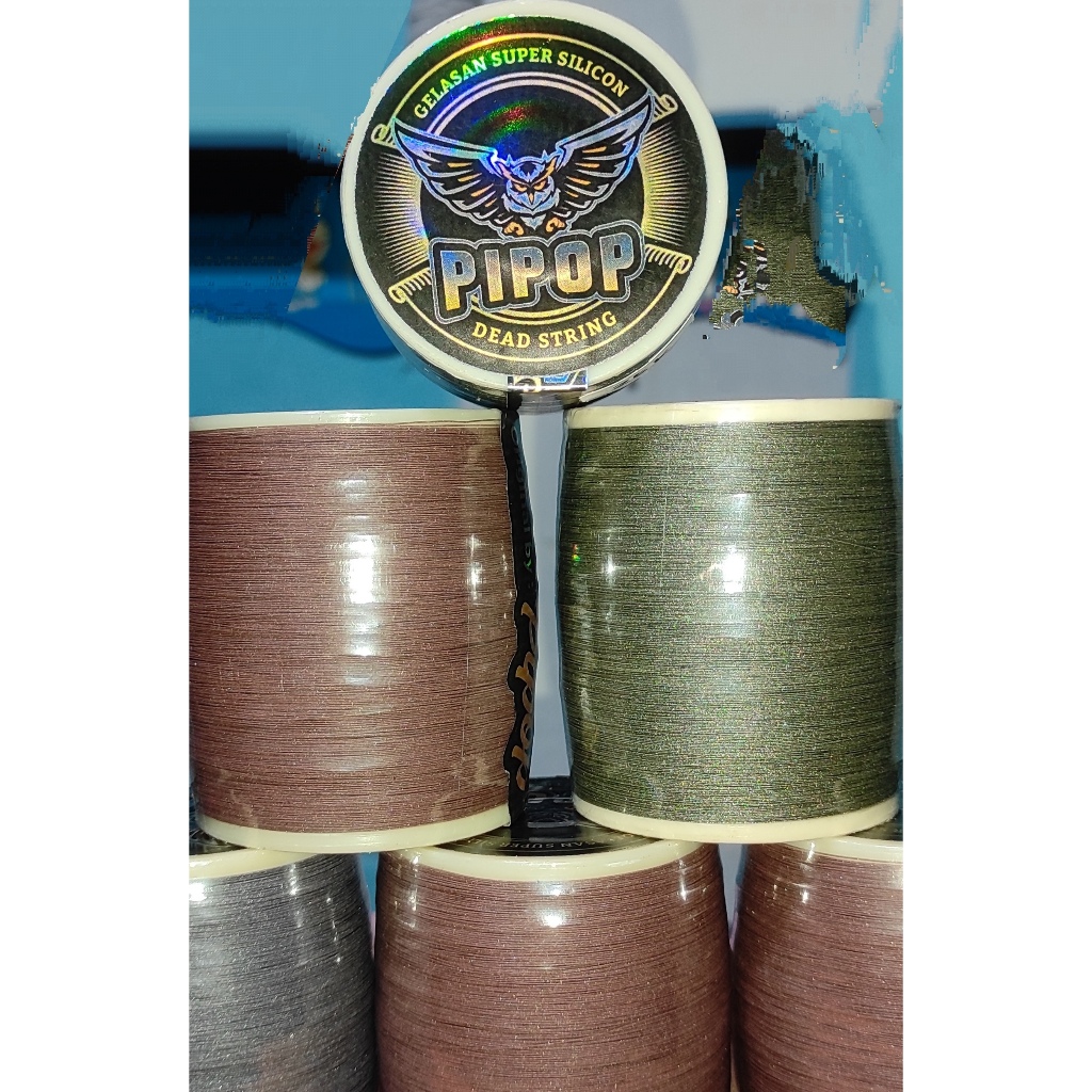 Gelasan senar matot PIPOP bahan gold 0.18 senar layang-layang