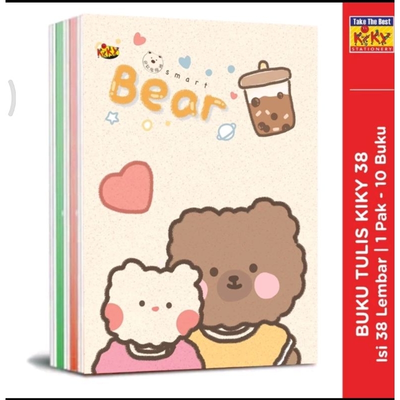 

Buku Tulis Kiky 38 Lembar Buku Sekolah Kiky Random murah 1pack(10buku)