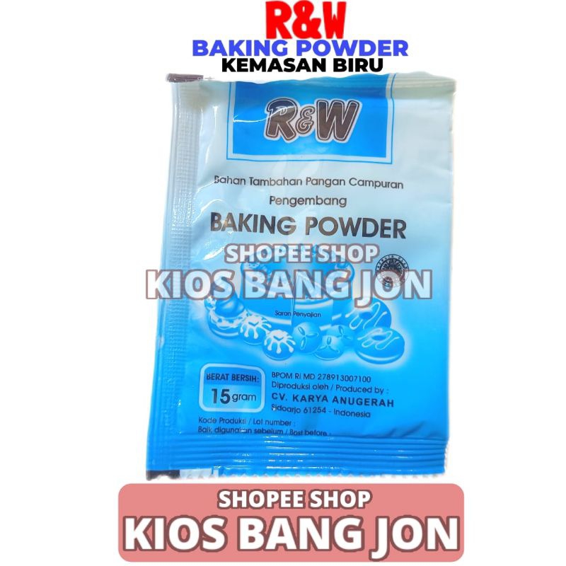 

Rajawali R&W RW Baking Powder Kemasan 15GR