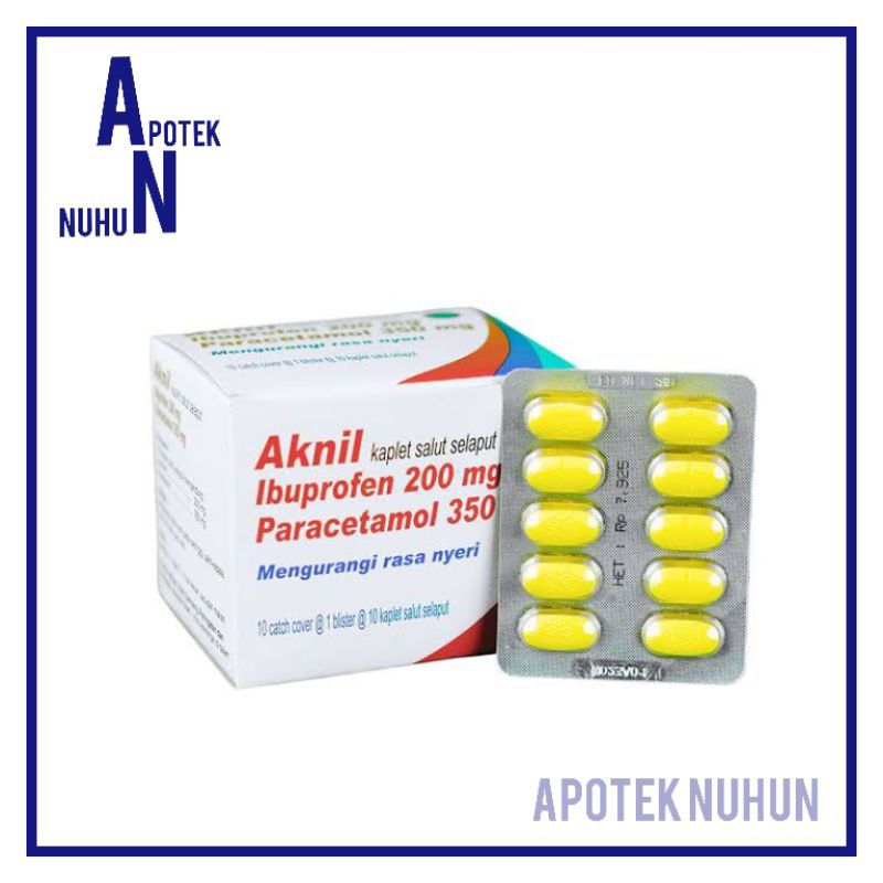Aknil strip 10 tablet pereda nyeri