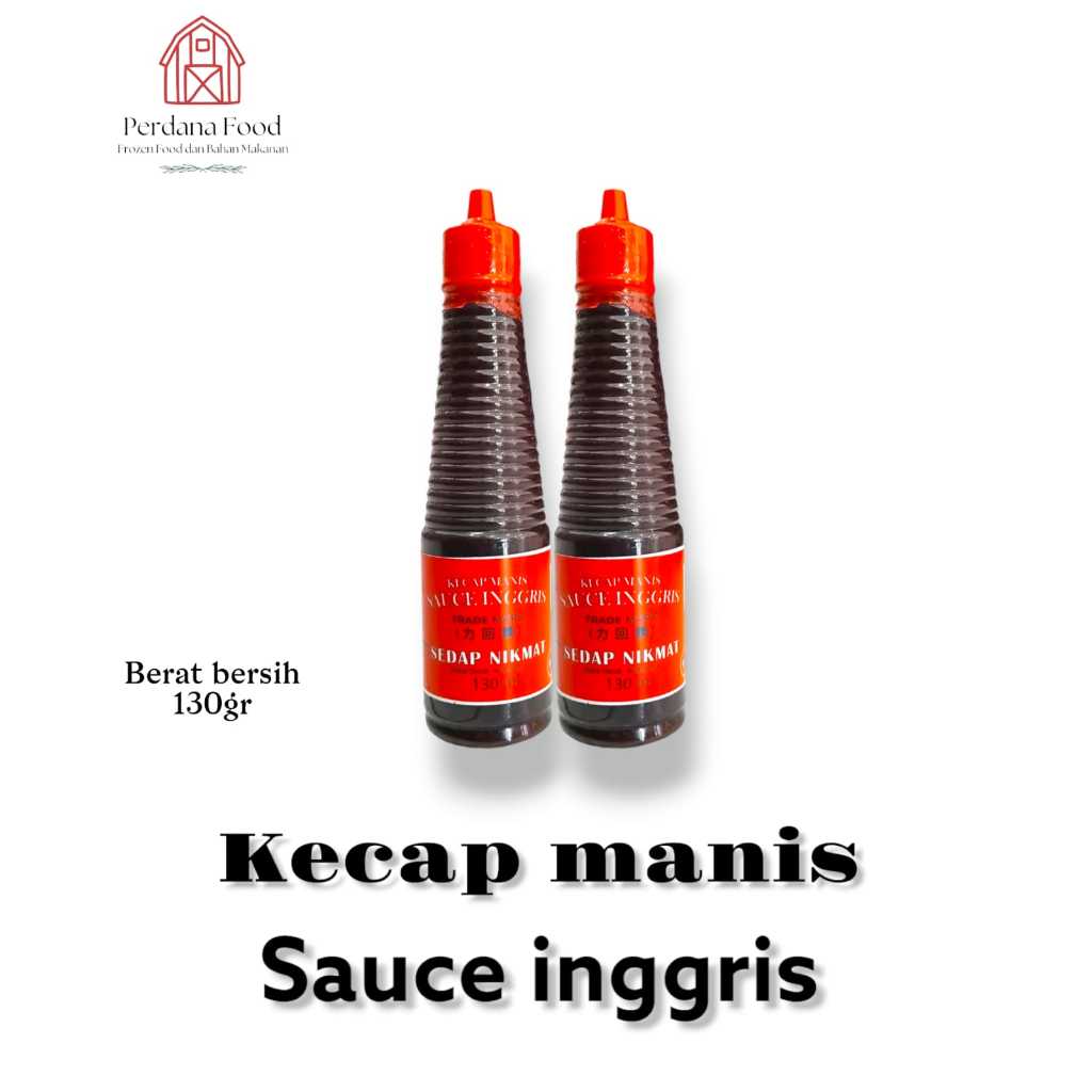 

saos inggris sedap nikmat 130ml#Halal# KECAP INGGRIS / SAUS INGGRIS KECAP MANIS SEDAP NIKMAT