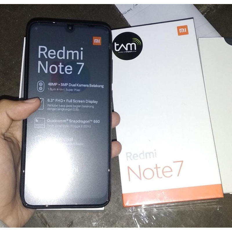 Xiaomi Redmi Note 7 Ram 4/64GB Fullset Second